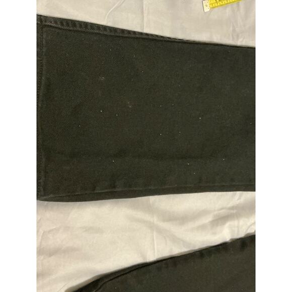 Vintage Harley Davidson Blacked Out Jeans Mens 40x32 Heavy Denim Relaxed Fit - Picture 6 of 8